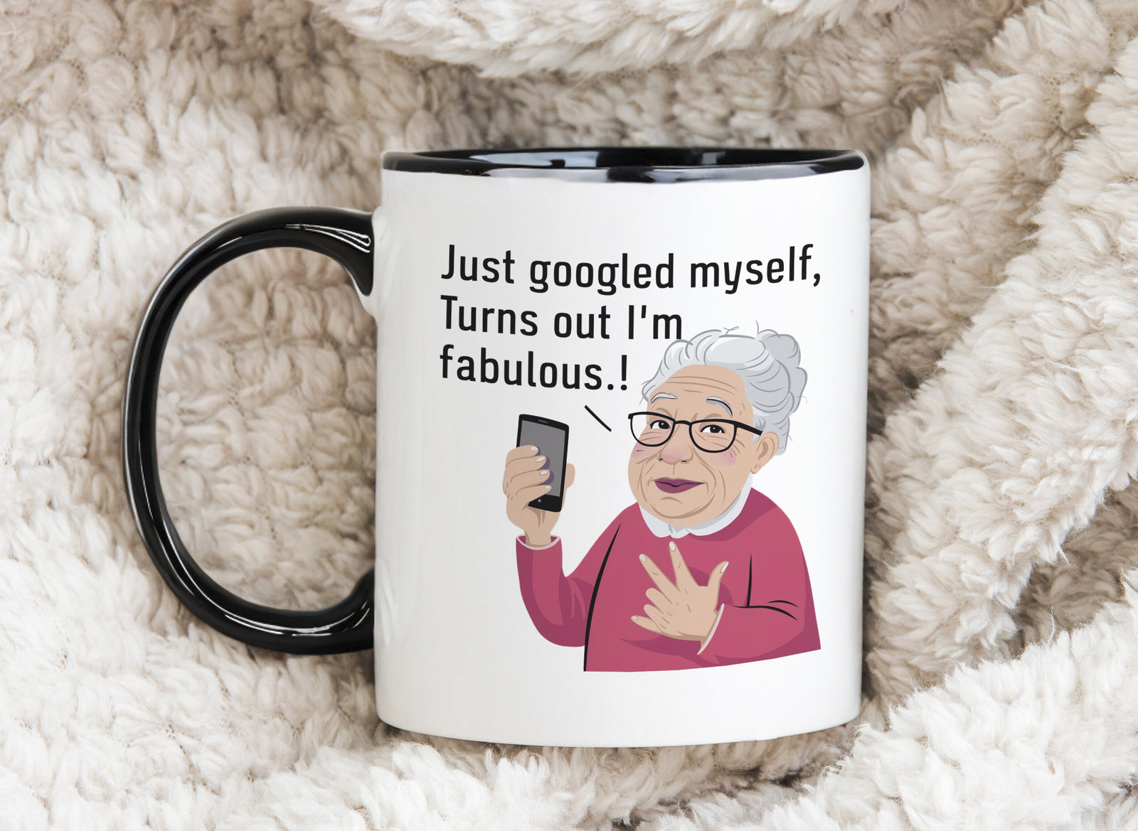 Grandma Google Gift Granny Internet Novelty Mug Gift for Christmas Coffee Cup