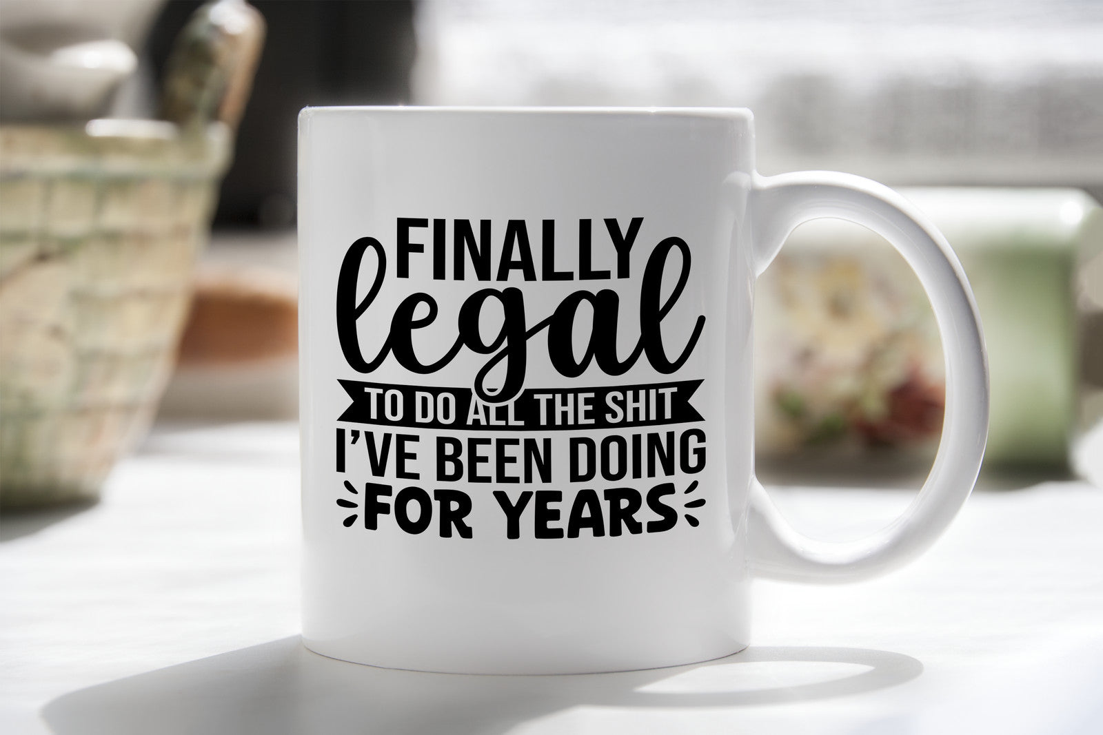 18 Year Old Birthday Novelty Mug Funny Legal Age Gift Coffee Cup