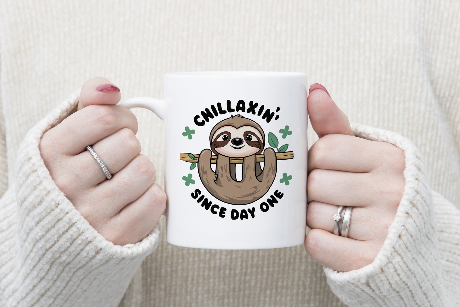 Sloth Novelty Mug Coffee Cup Chillax since day one