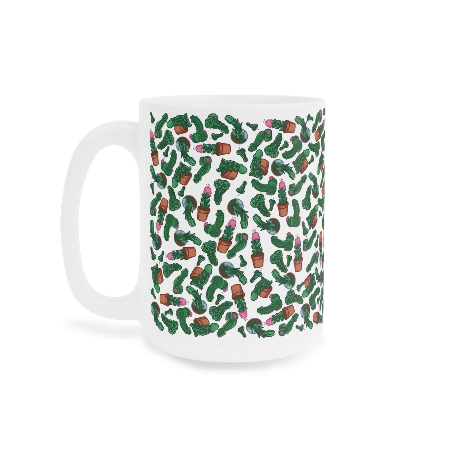 Funny Adult Humour Novelty mug penis Cactus Dick Pic Caffeine Cup