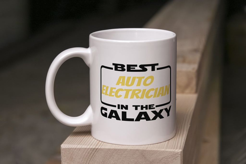 Best in the Galaxy Auto Electrician Novelty Mug Coffee Cup