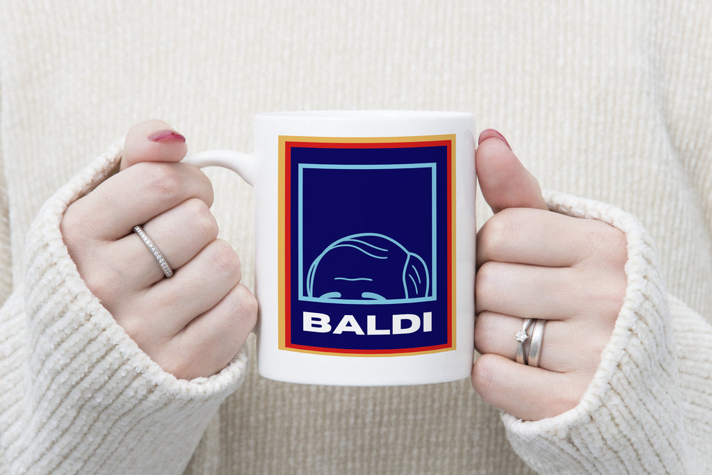 BALDI Funny Novelty Mug Aldi Parody Father's Mother's Day Gift