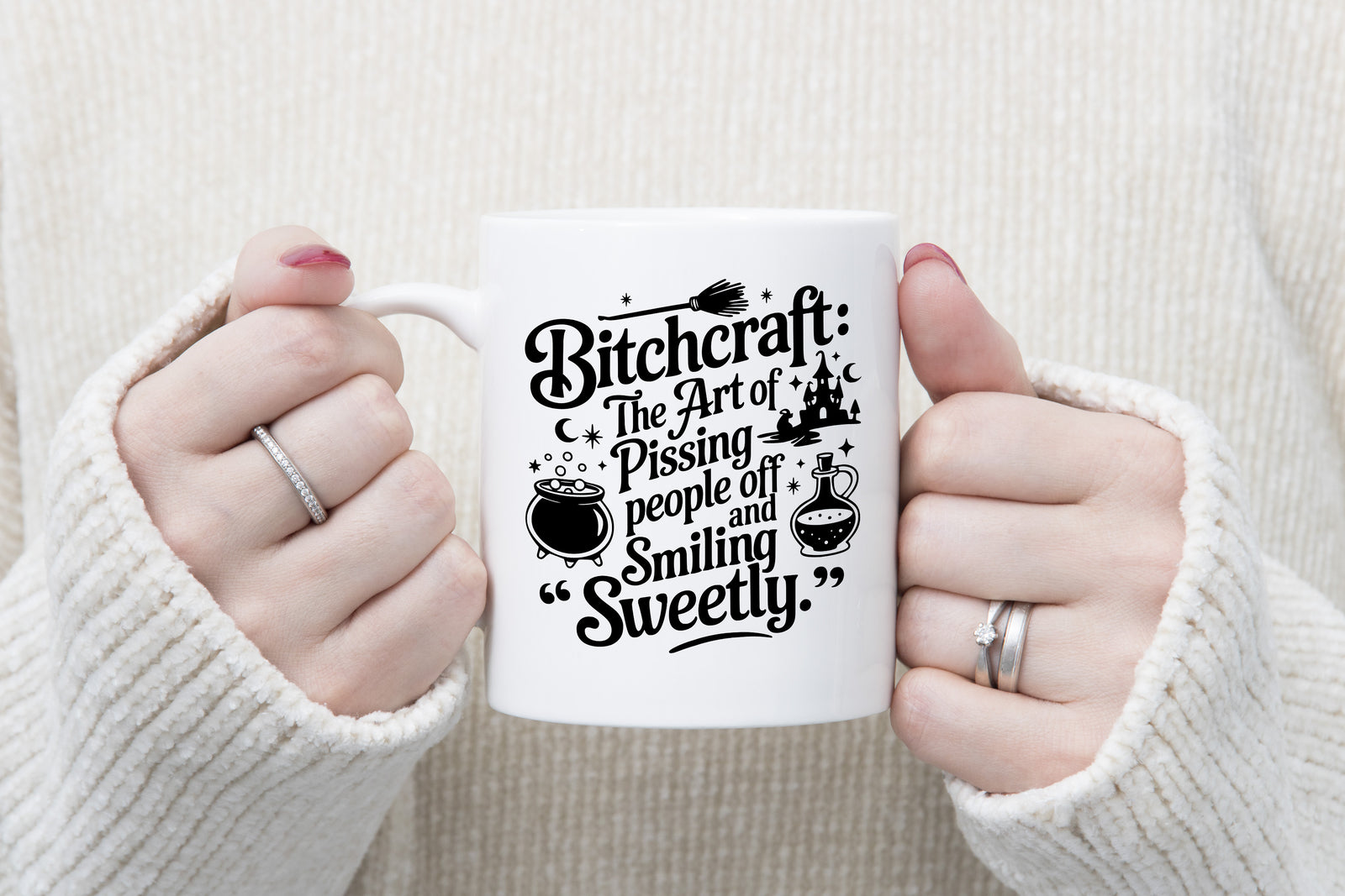 Bitchcraft Funny Novelty Mug Annoying People Coffee Cup