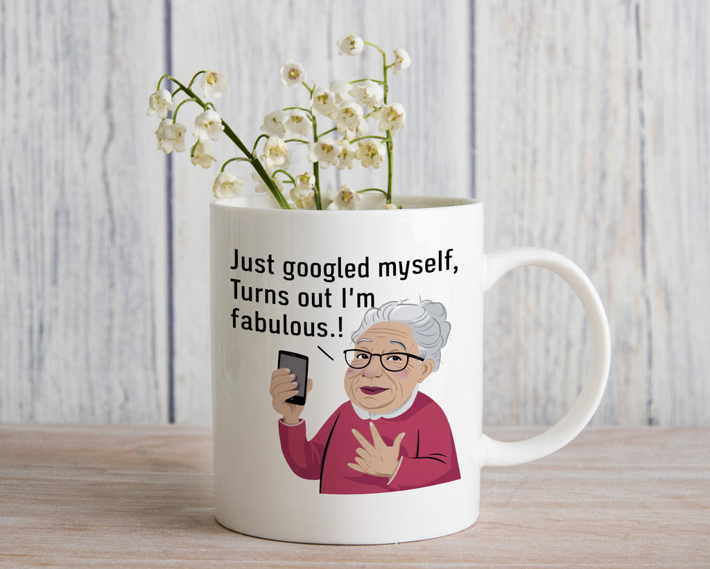 Grandma Google Gift Granny Internet Novelty Mug Gift for Christmas Coffee Cup