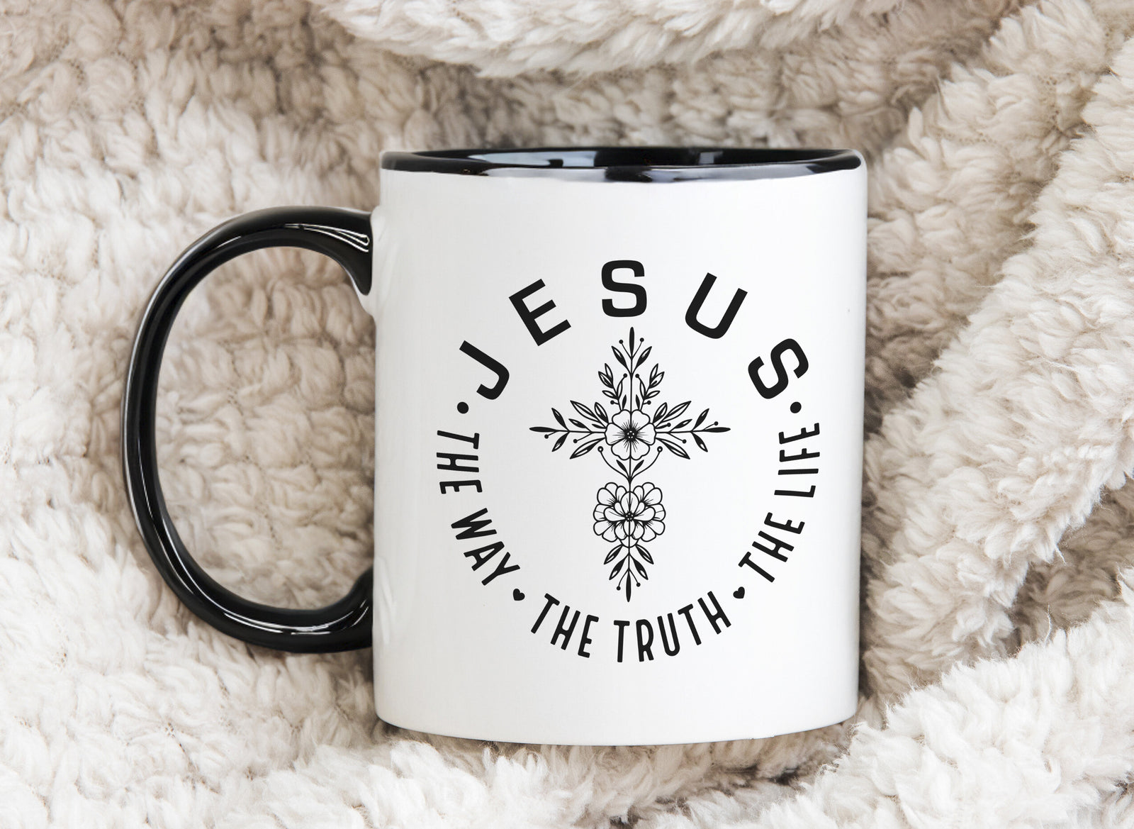 Jesus the Way Truth and Life Novety Mug Christian Coffee Cup