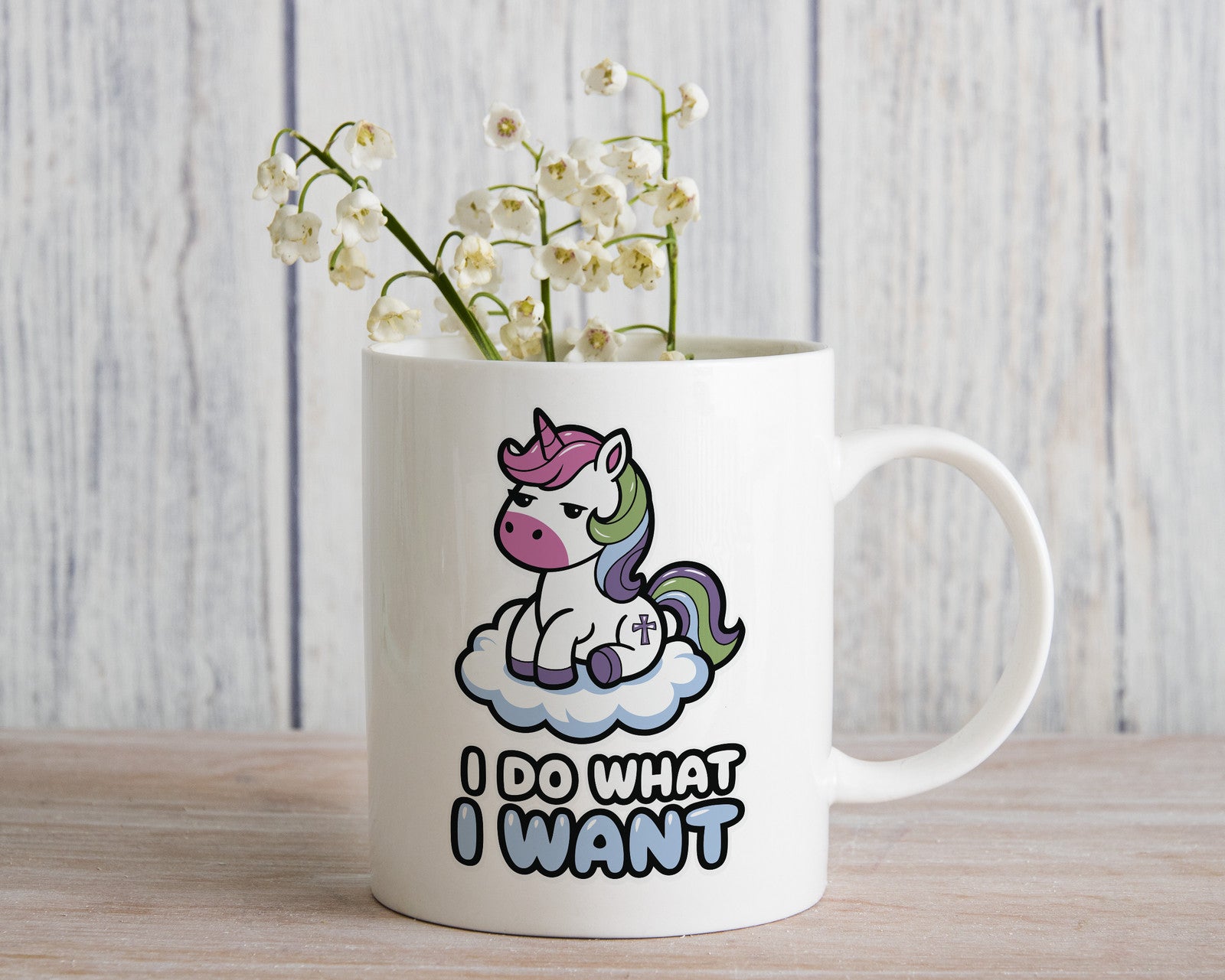 I Do What I Want Unicorn Novelty Mug Coffee Cup