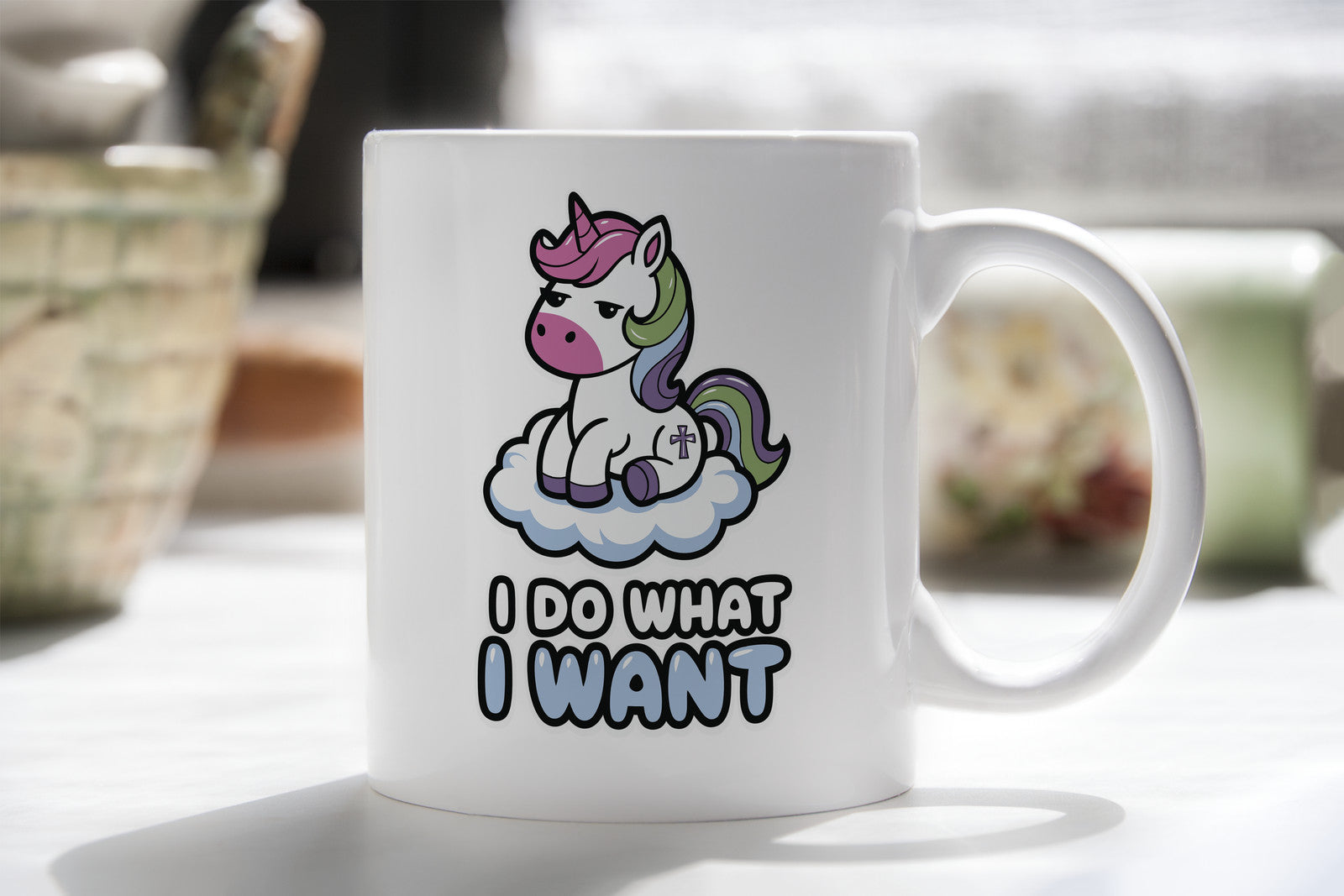 I Do What I Want Unicorn Novelty Mug Coffee Cup