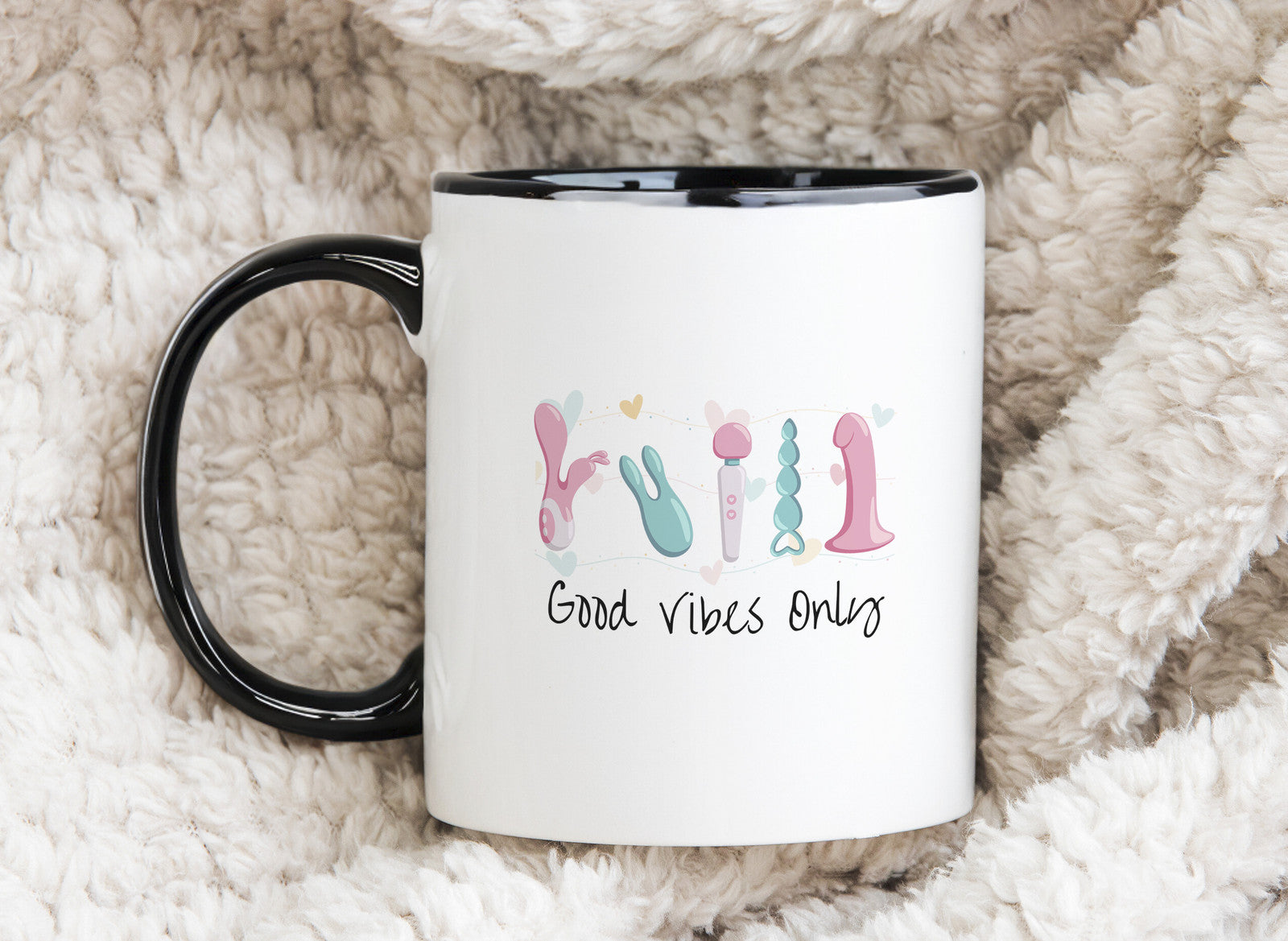 Novelty Mug Adult Good Vibes Only Coffee Cup