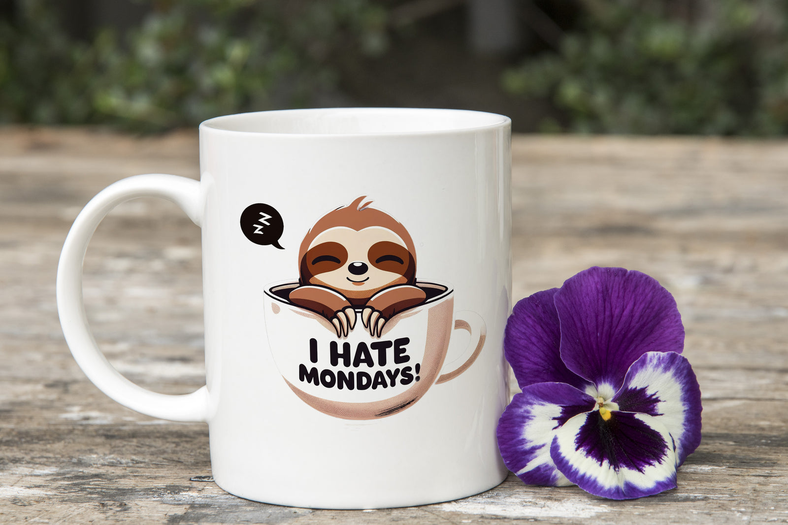 Sloth I Hate Mondays Novelty Mug Coffee Cup