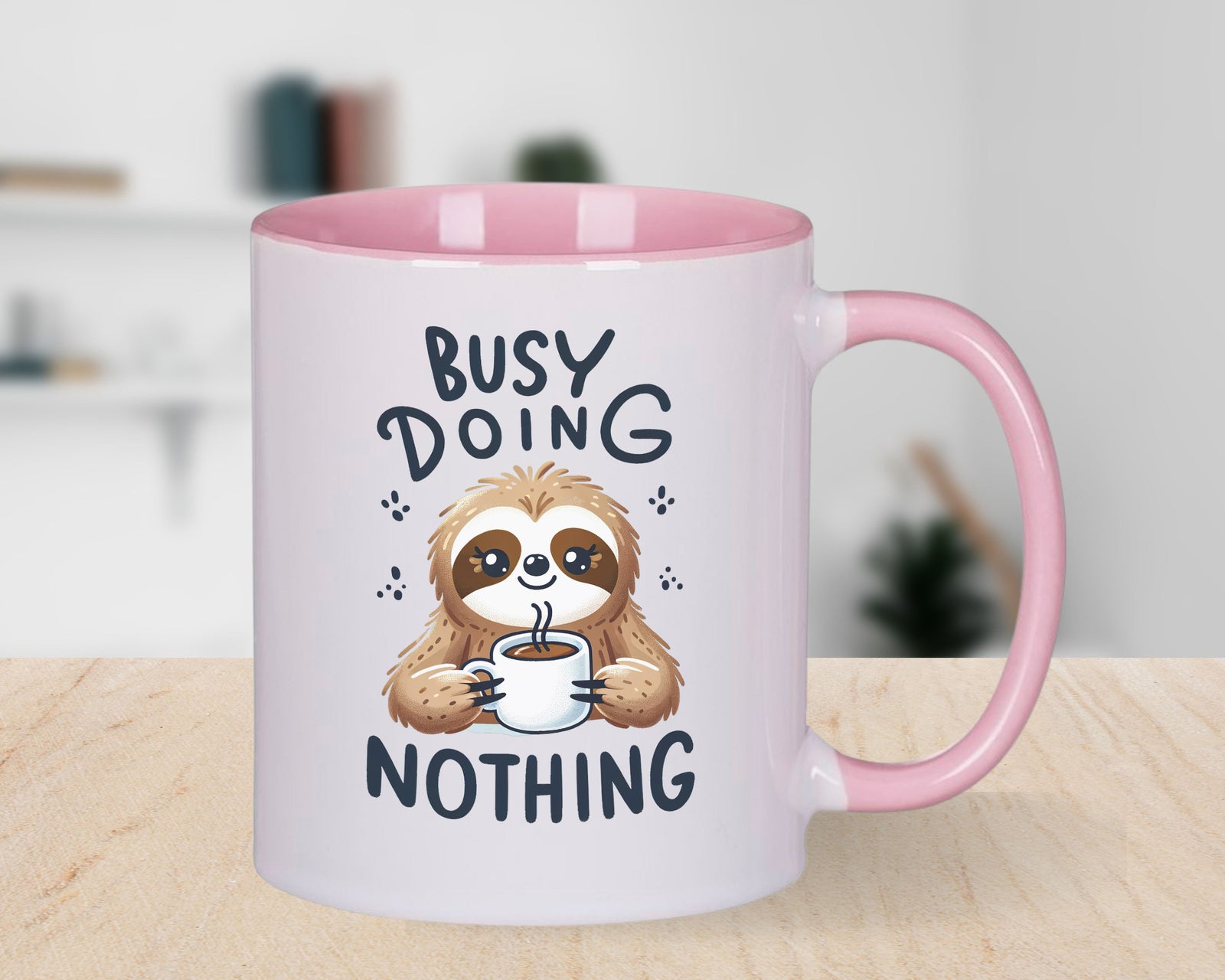 Sloth Mug Busy Doing Nothing Coffee Novelty Cup