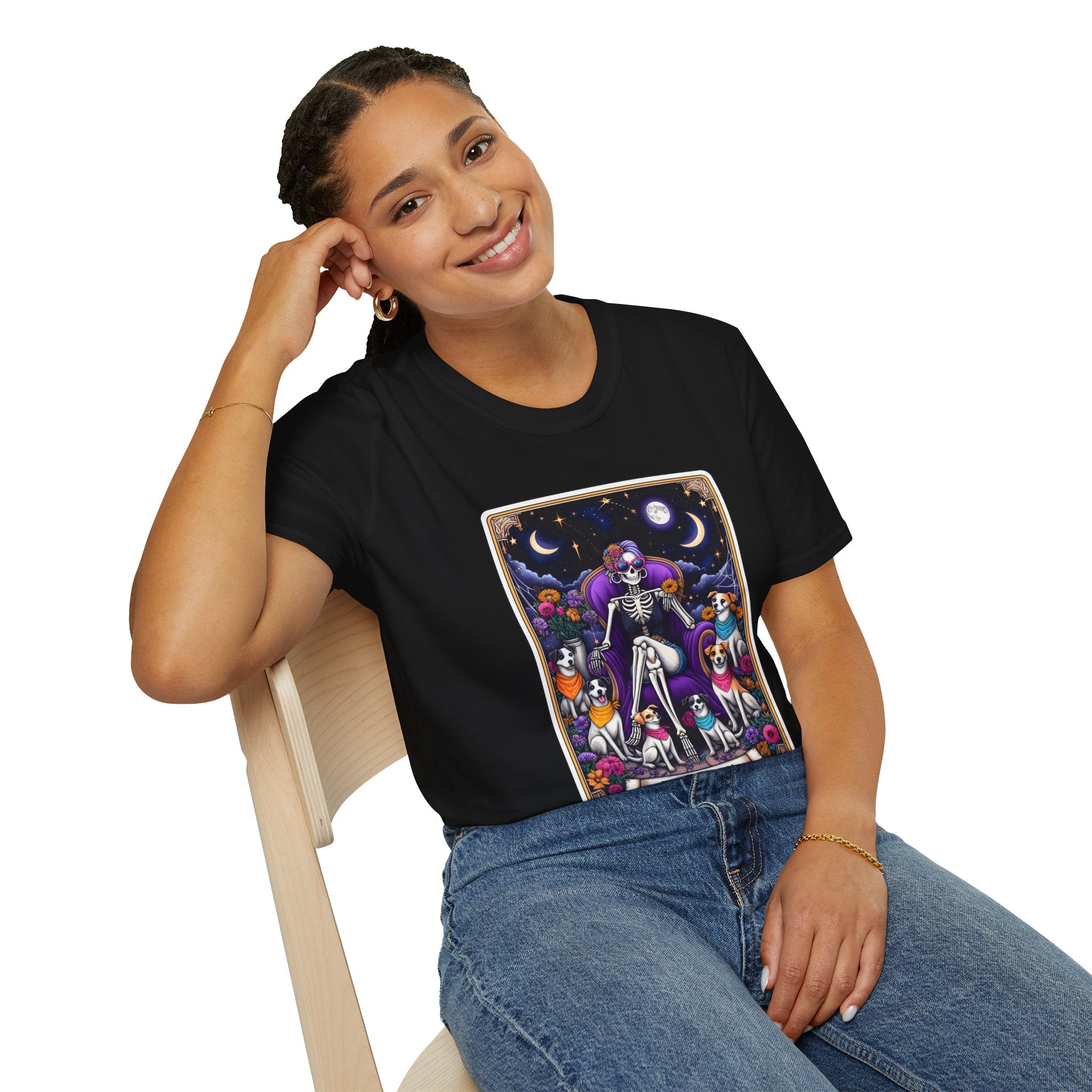 The Dog Mom Mother Tarot Card T-Shirt