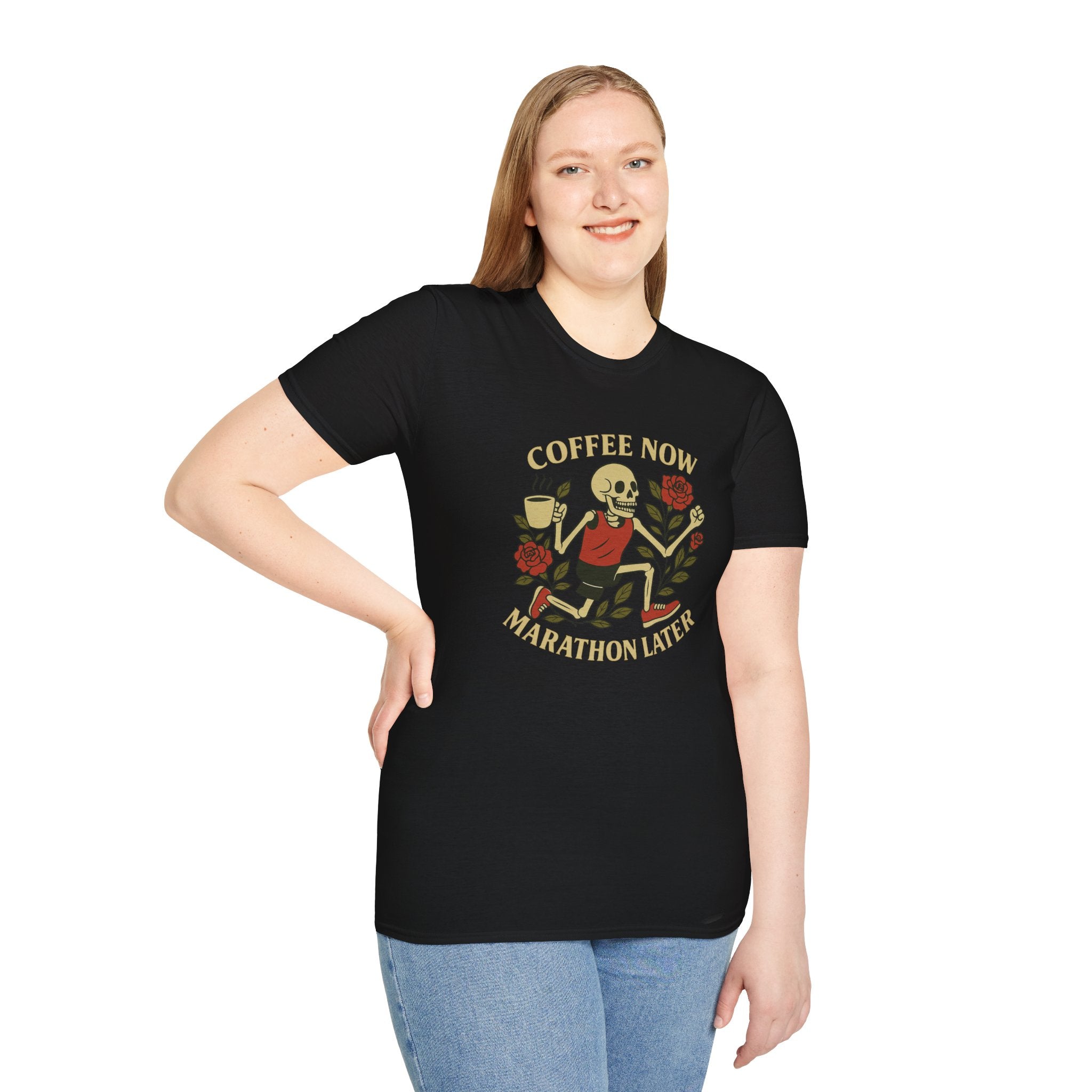 Coffee Now Marathon Later T-Shirt