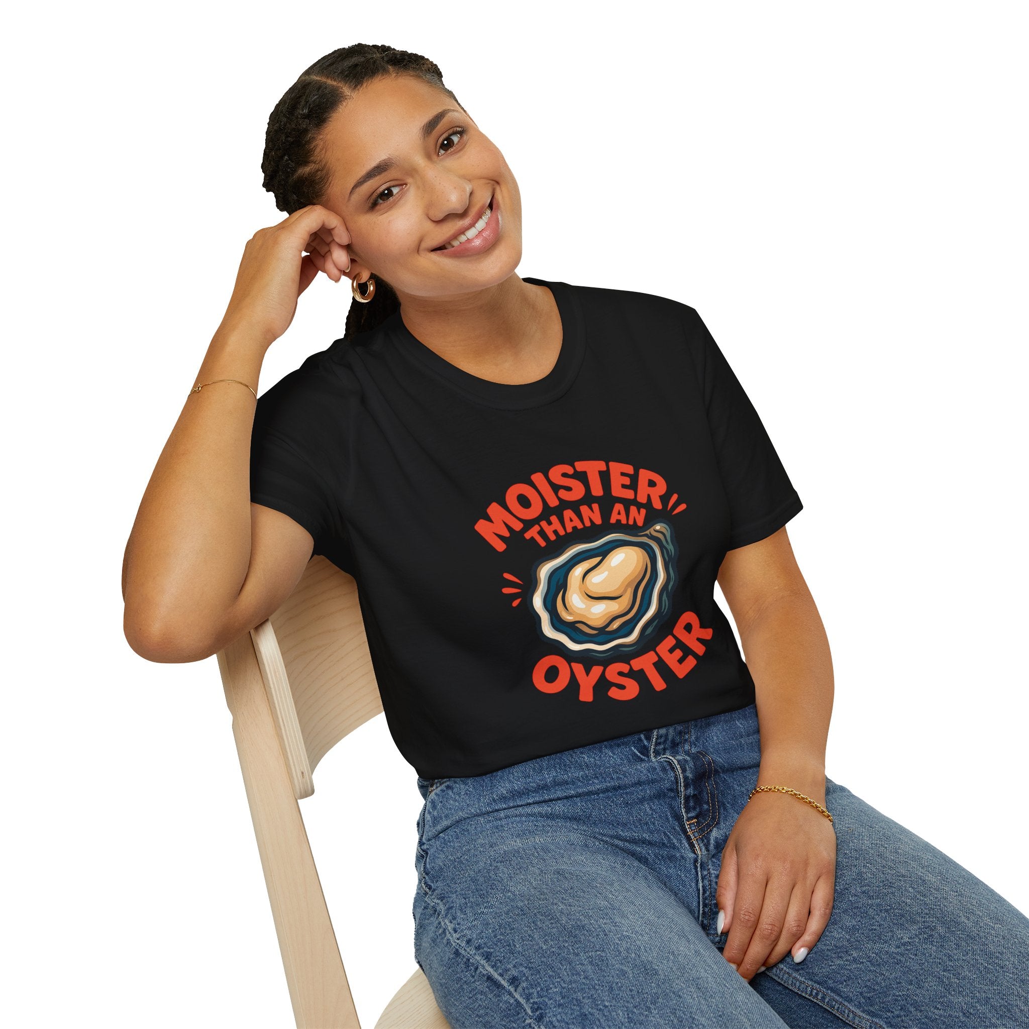 Moister than an Oyster Funny Adult T-Shirt
