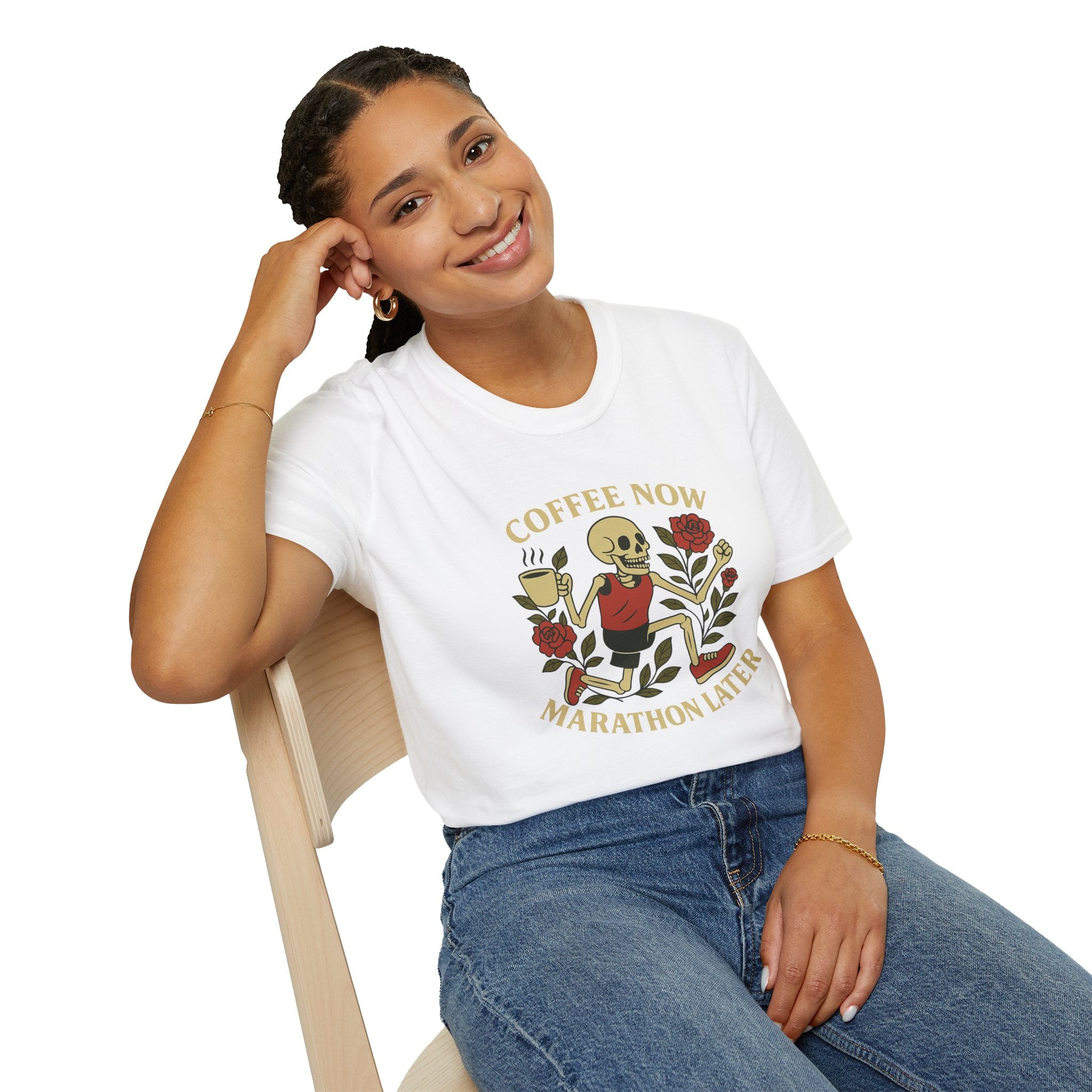 Coffee Now Marathon Later T-Shirt