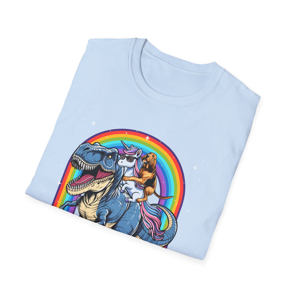 Funny Bloodhound Dog Unicorn T-Shirt