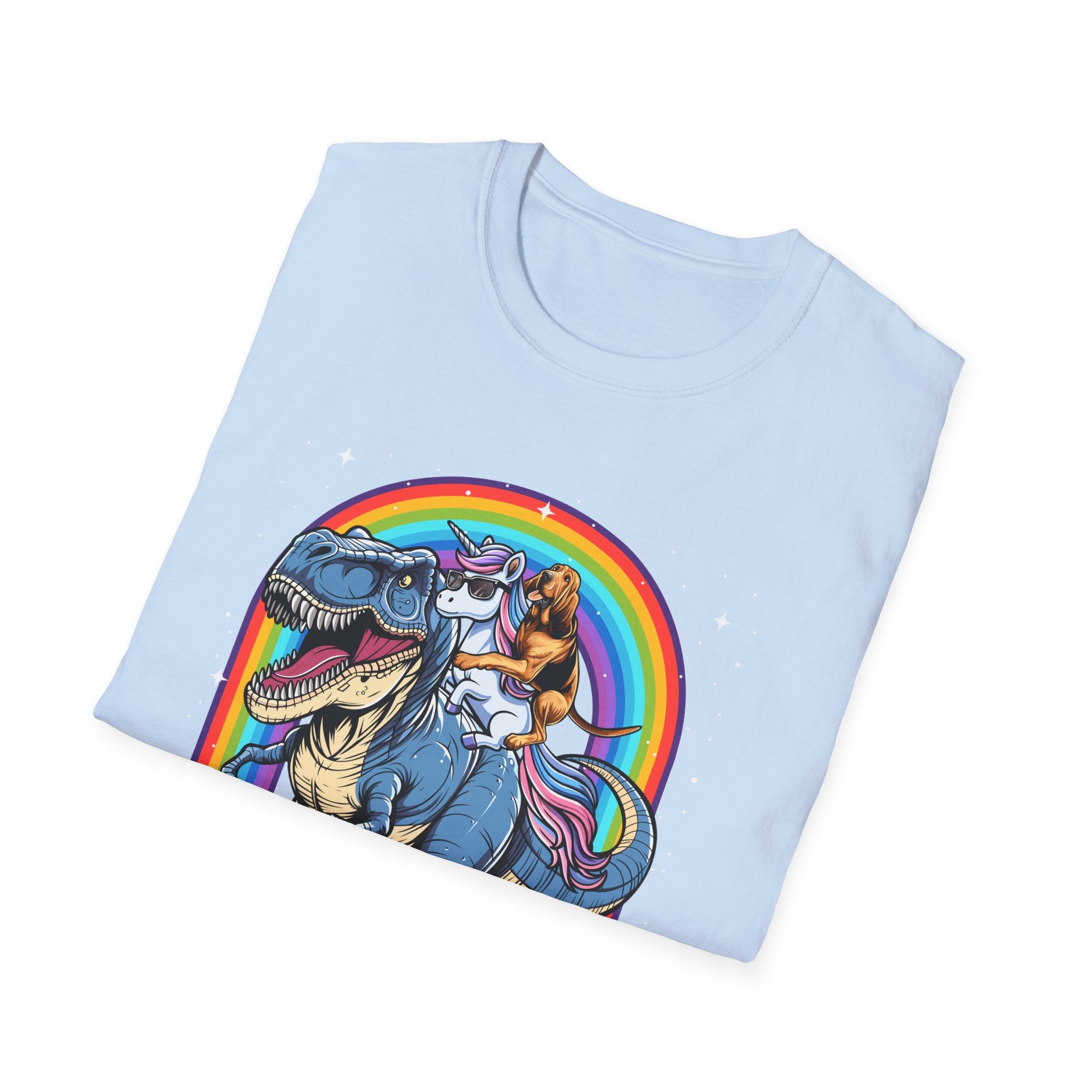 Funny Bloodhound Dog Unicorn T-Shirt
