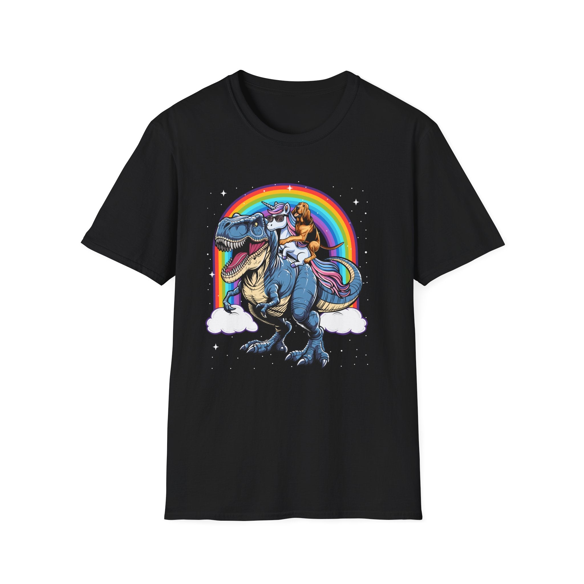 Funny Bloodhound Dog Unicorn T-Shirt