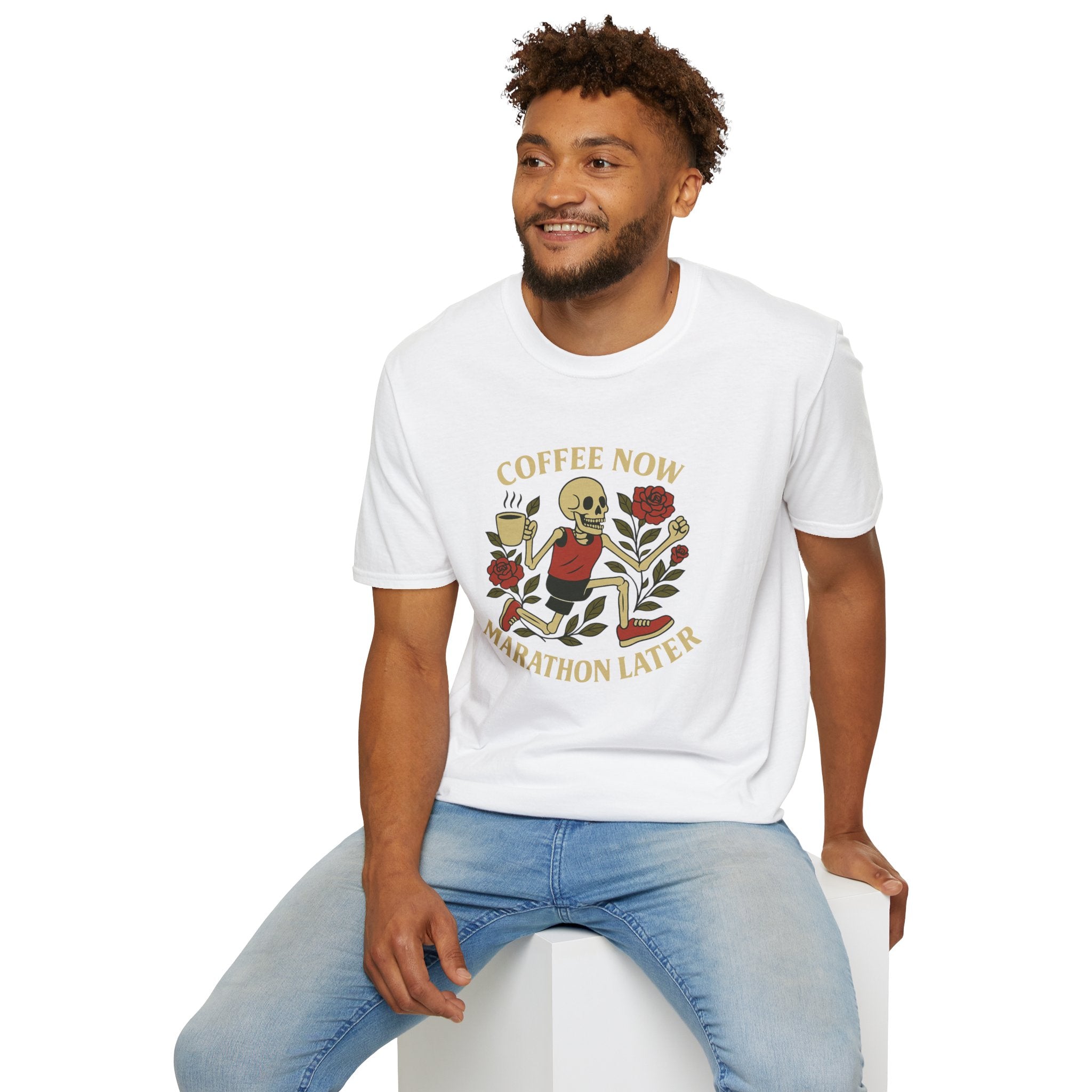 Coffee Now Marathon Later T-Shirt