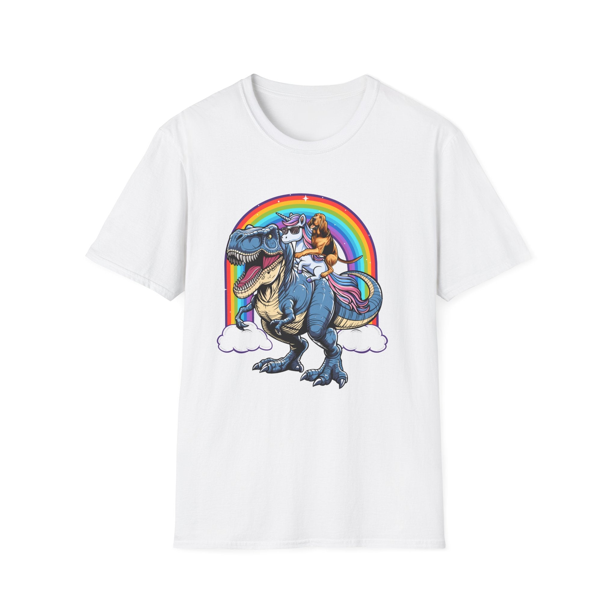 Funny Bloodhound Dog Unicorn T-Shirt