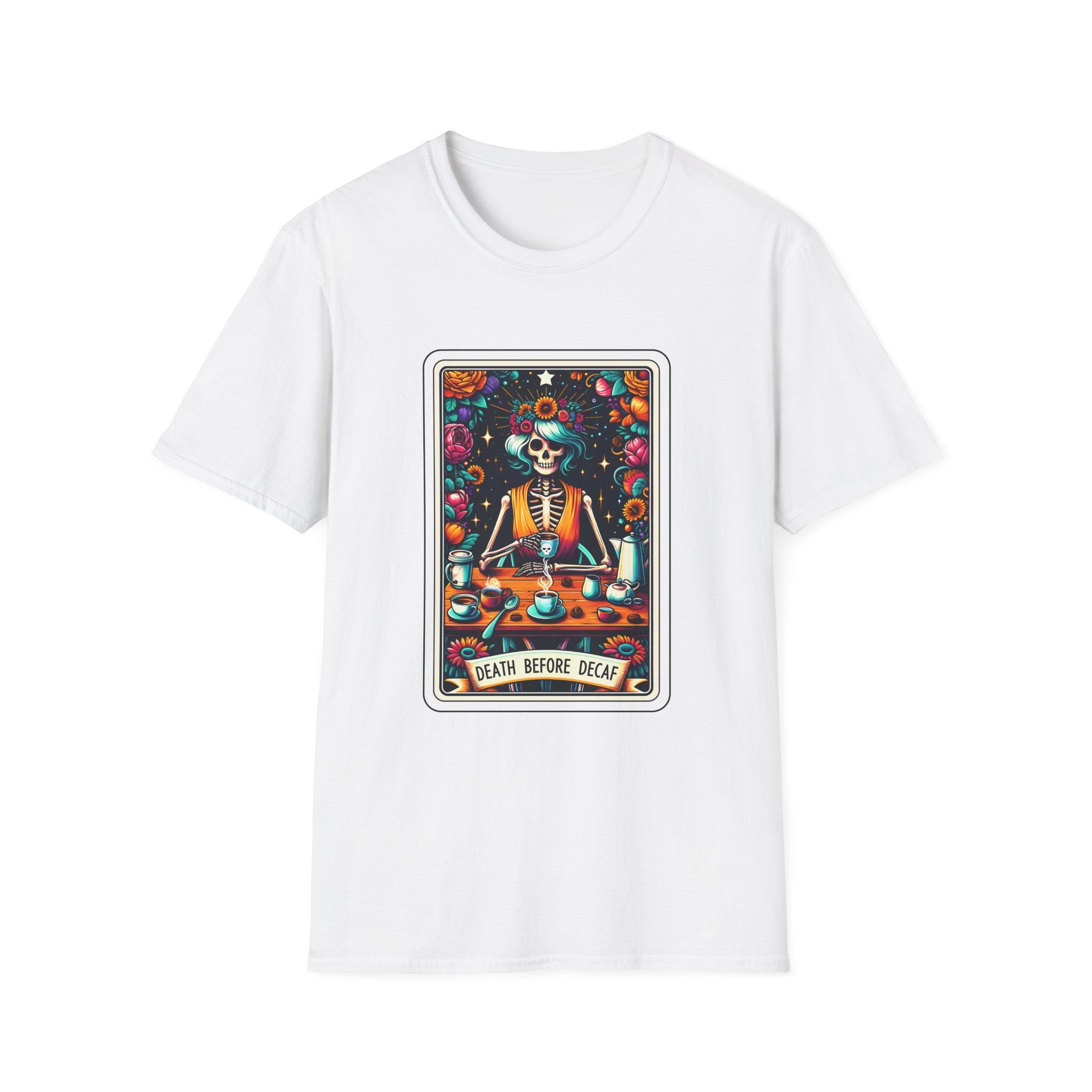Tarot Card Death Before Decaf T-Shirt