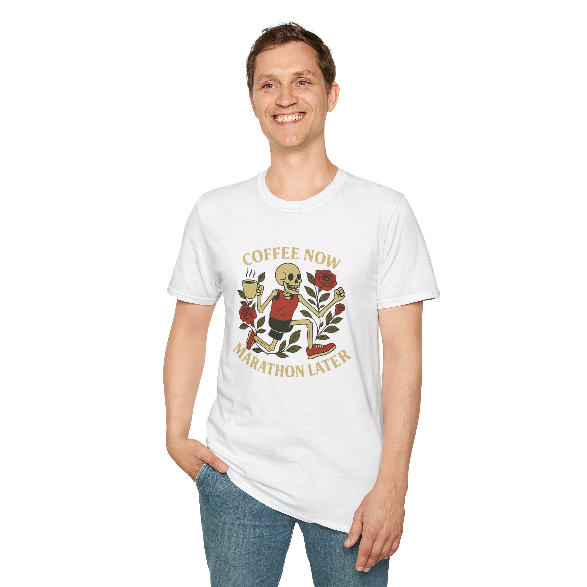 Coffee Now Marathon Later T-Shirt