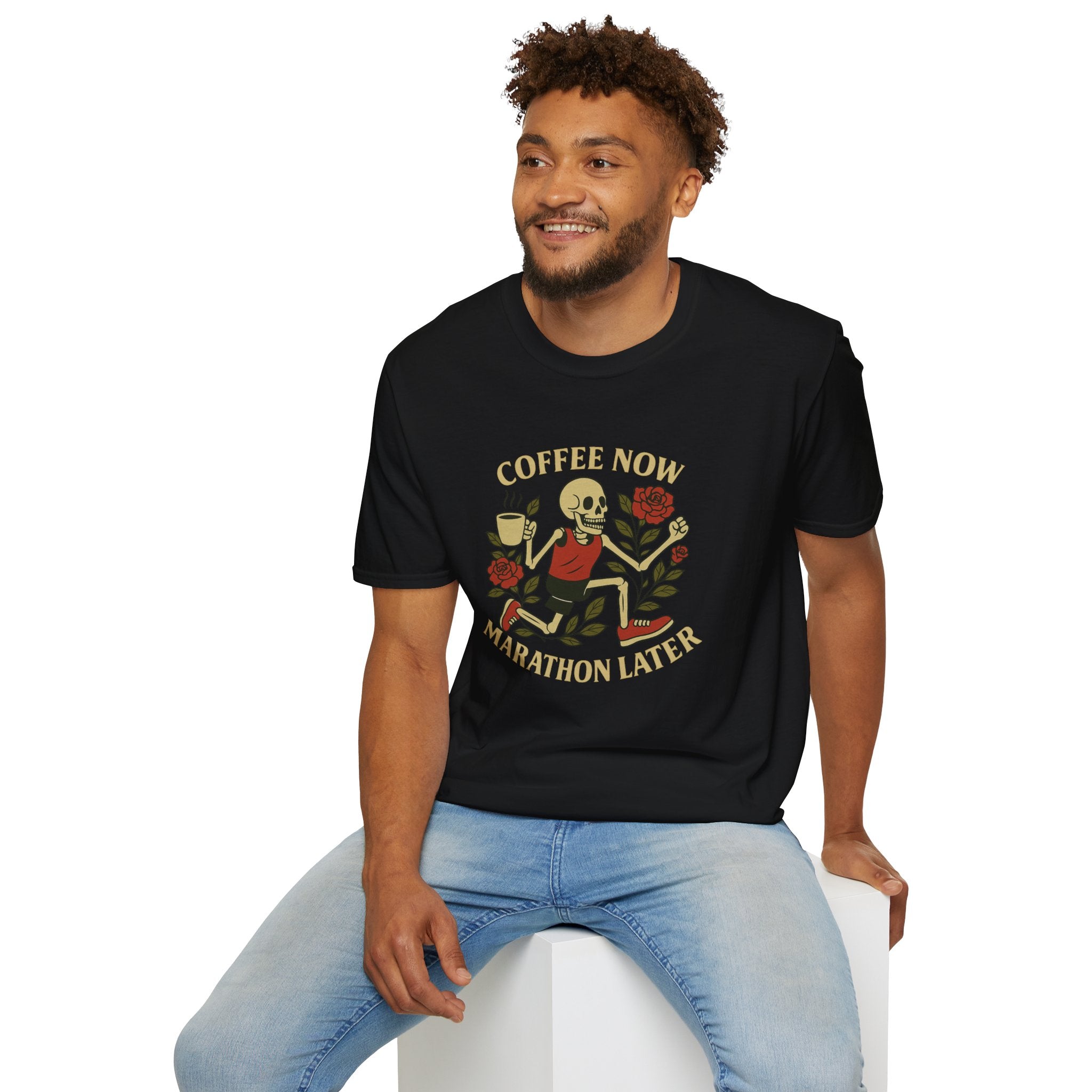Coffee Now Marathon Later T-Shirt