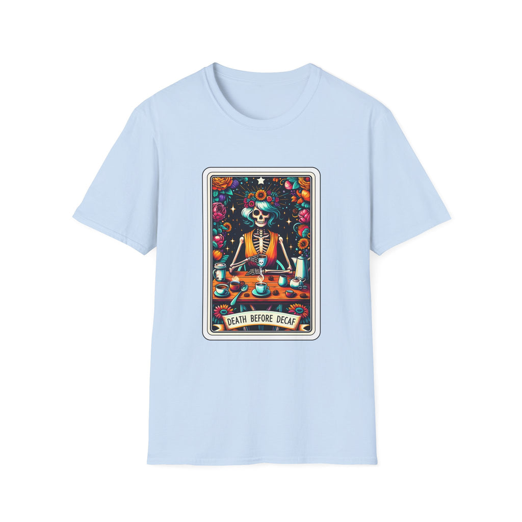 Tarot Card Death Before Decaf T-Shirt