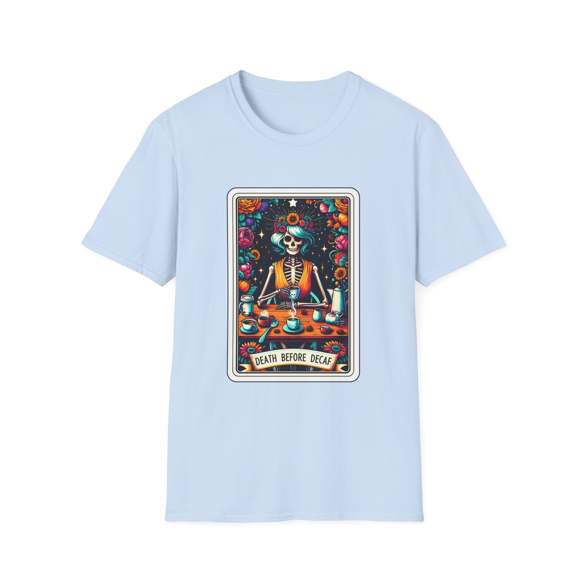 Tarot Card Death Before Decaf T-Shirt