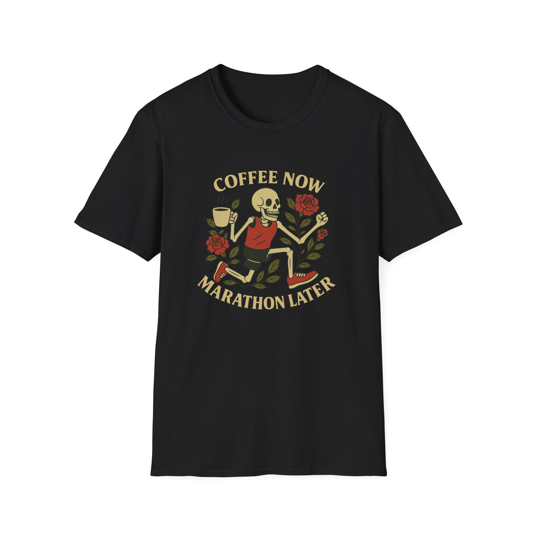 Coffee Now Marathon Later T-Shirt