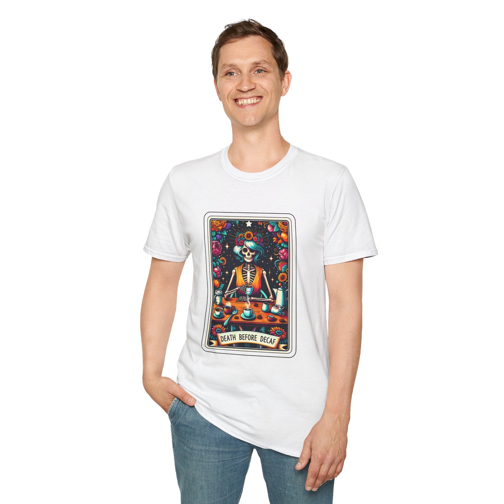 Tarot Card Death Before Decaf T-Shirt