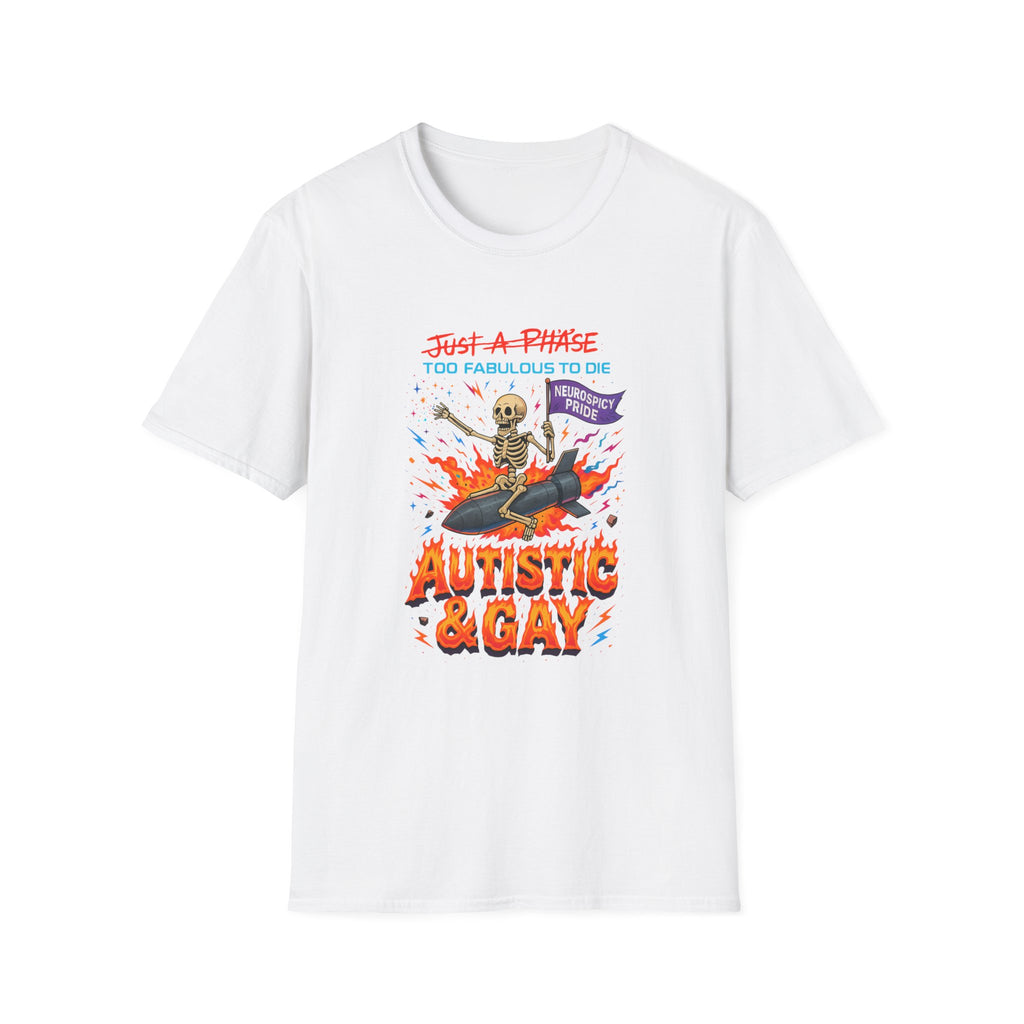 Autistic and Gay Neurospicy T-Shirt