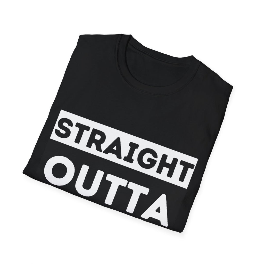 Straight outta Dickson Novety unisex t-shirt black ACT Australia Canberra