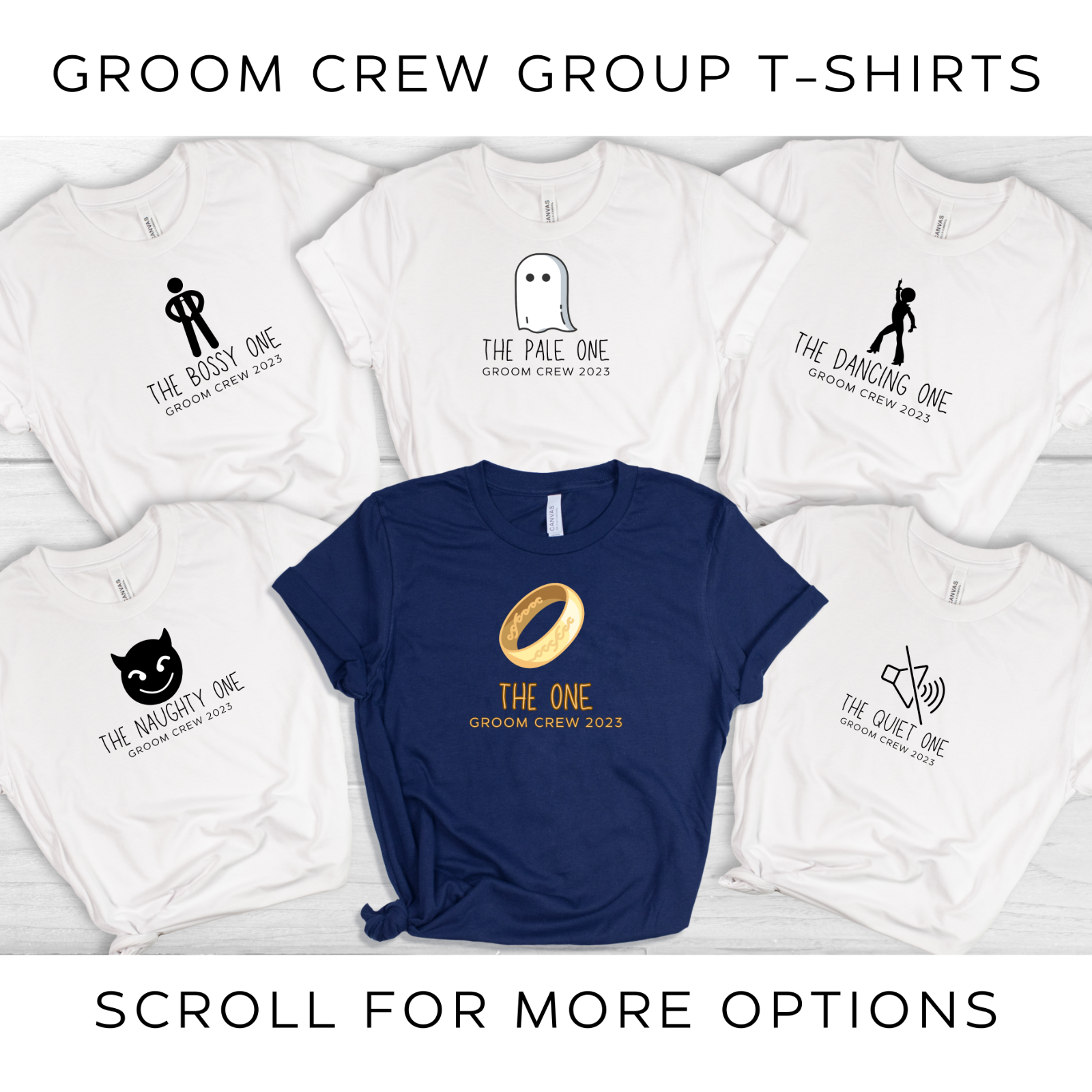 Bachelor party group t-shirts Buck party shirts Groom crew tshirts