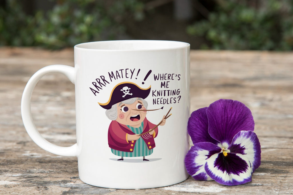 Grandma Knitter Gift Granny Novelty Mug Gift Coffee Cup