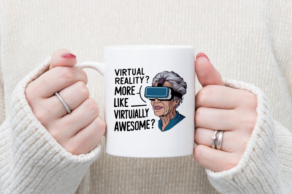 VR Grandma Gift Granny Novelty Mug Gift Coffee Cup