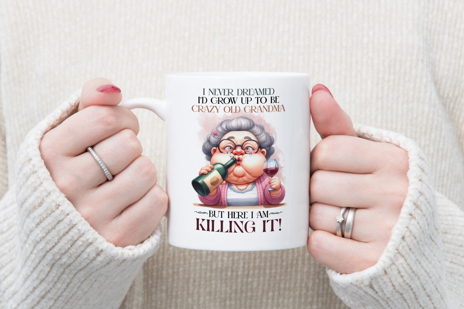 Crazy Grandma Gift Granny Novelty Mug Gift Coffee Cup