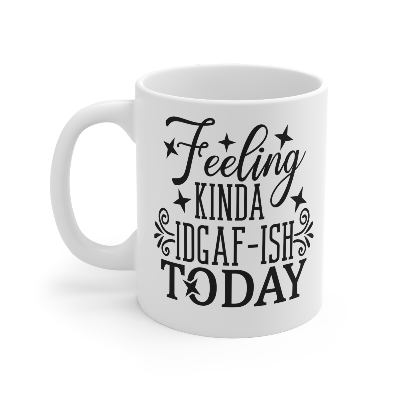 sarcastic mug idgaf I don't care today having a bad hair day mug for christmas