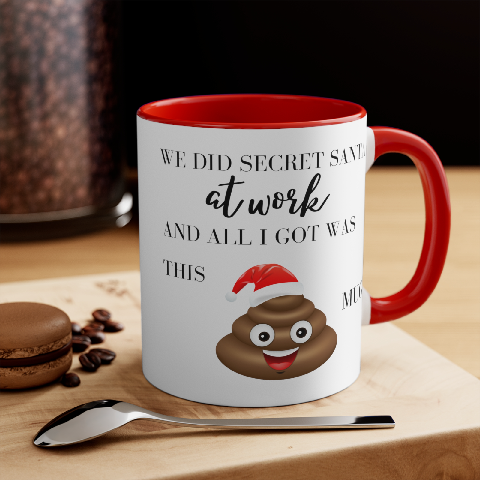 Secret Santa shit Novelty mug work secret Santa Kris Kringle gift