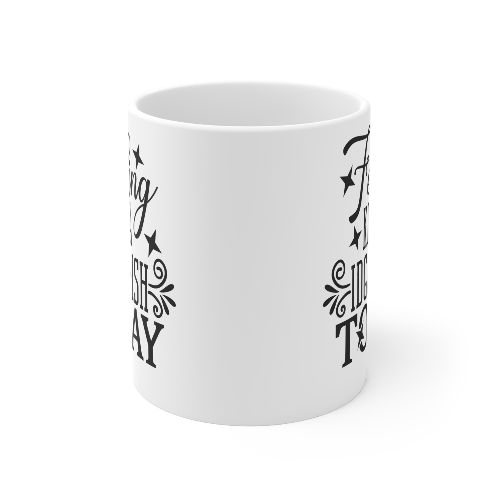 sarcastic mug idgaf I don't care today having a bad hair day mug for christmas