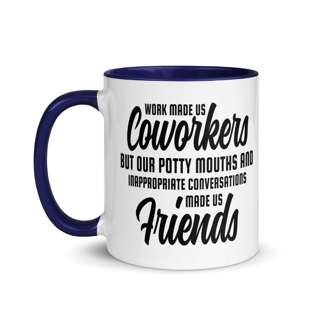 Work bestie Novelty mug coworker gift potty mouth inappropriate friends workmate