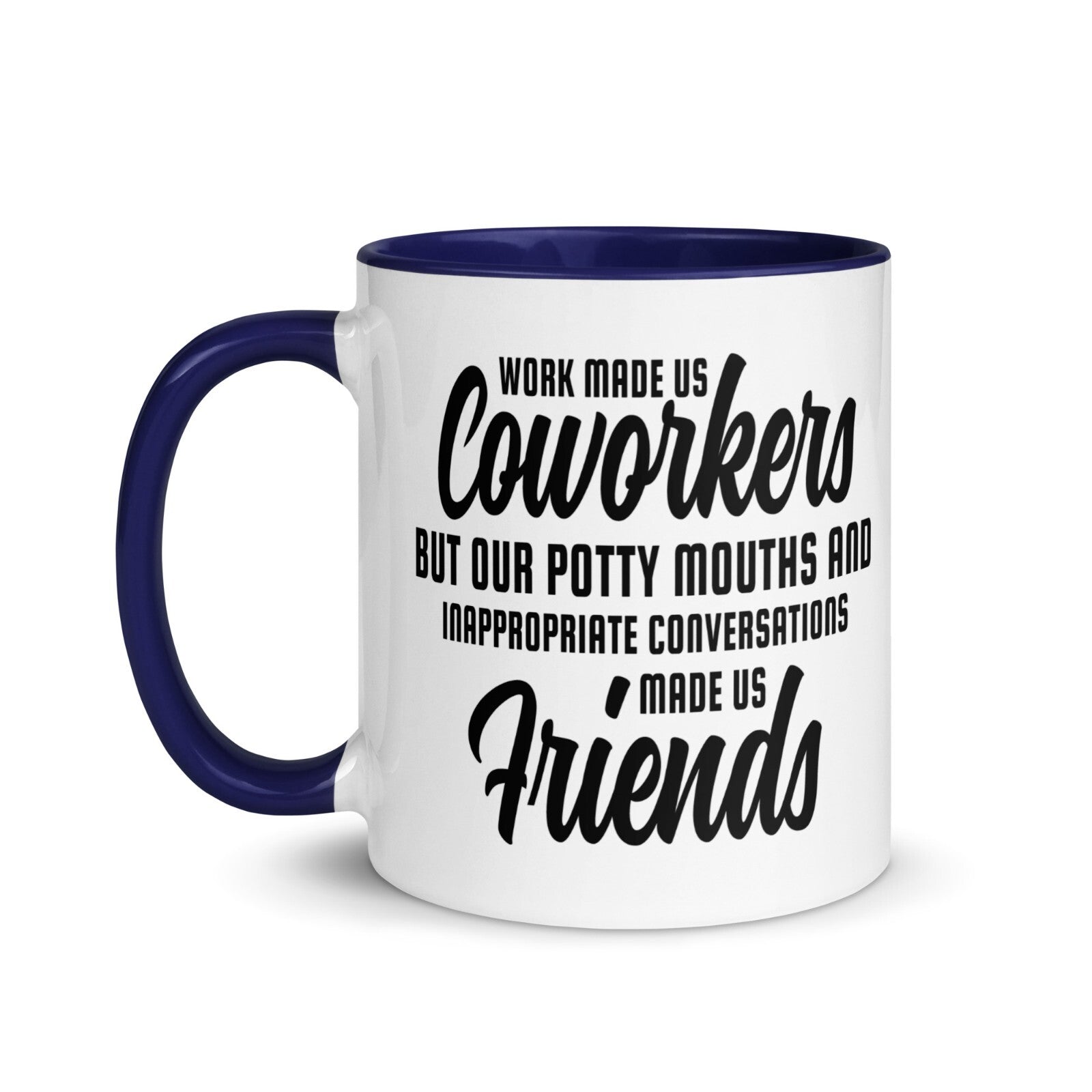 Work bestie Novelty mug coworker gift potty mouth inappropriate friends workmate