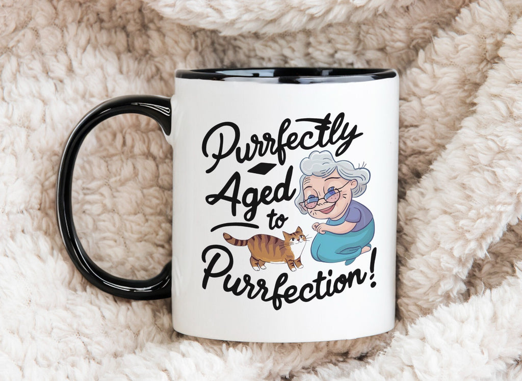 Cat Granny Gift Lady Novelty Mug Gift Coffee Cup