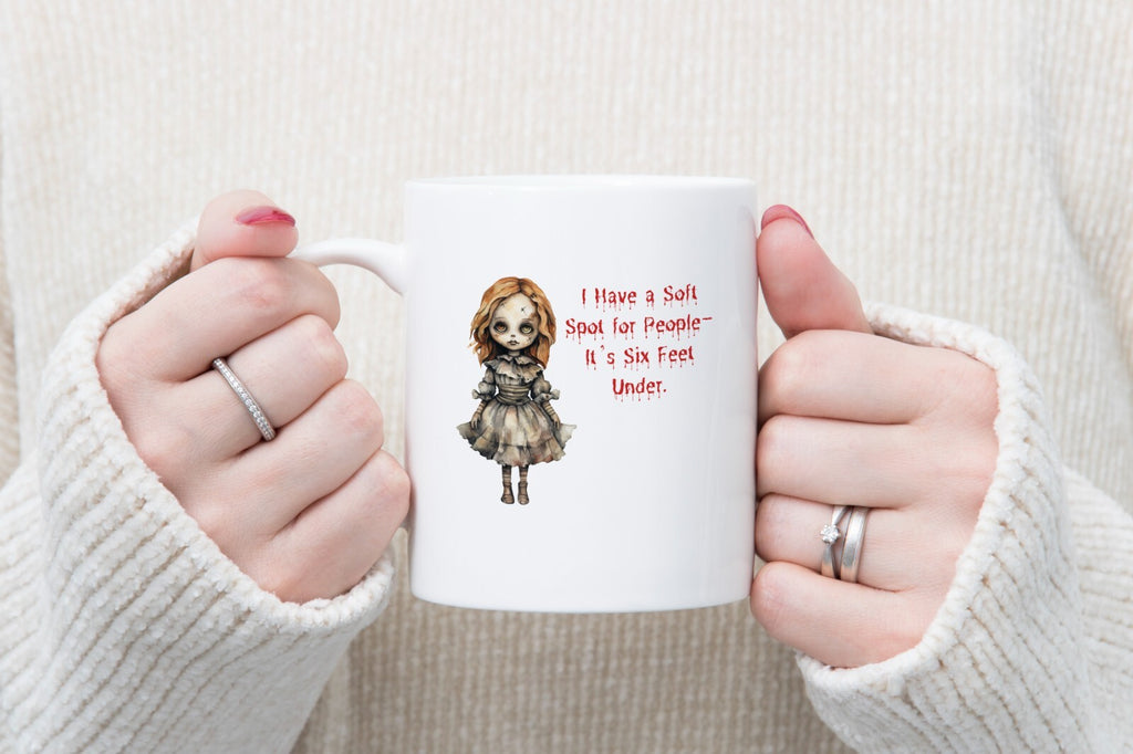 Sarcastic Scary Doll Novelty Mug Gift Coffee Cup