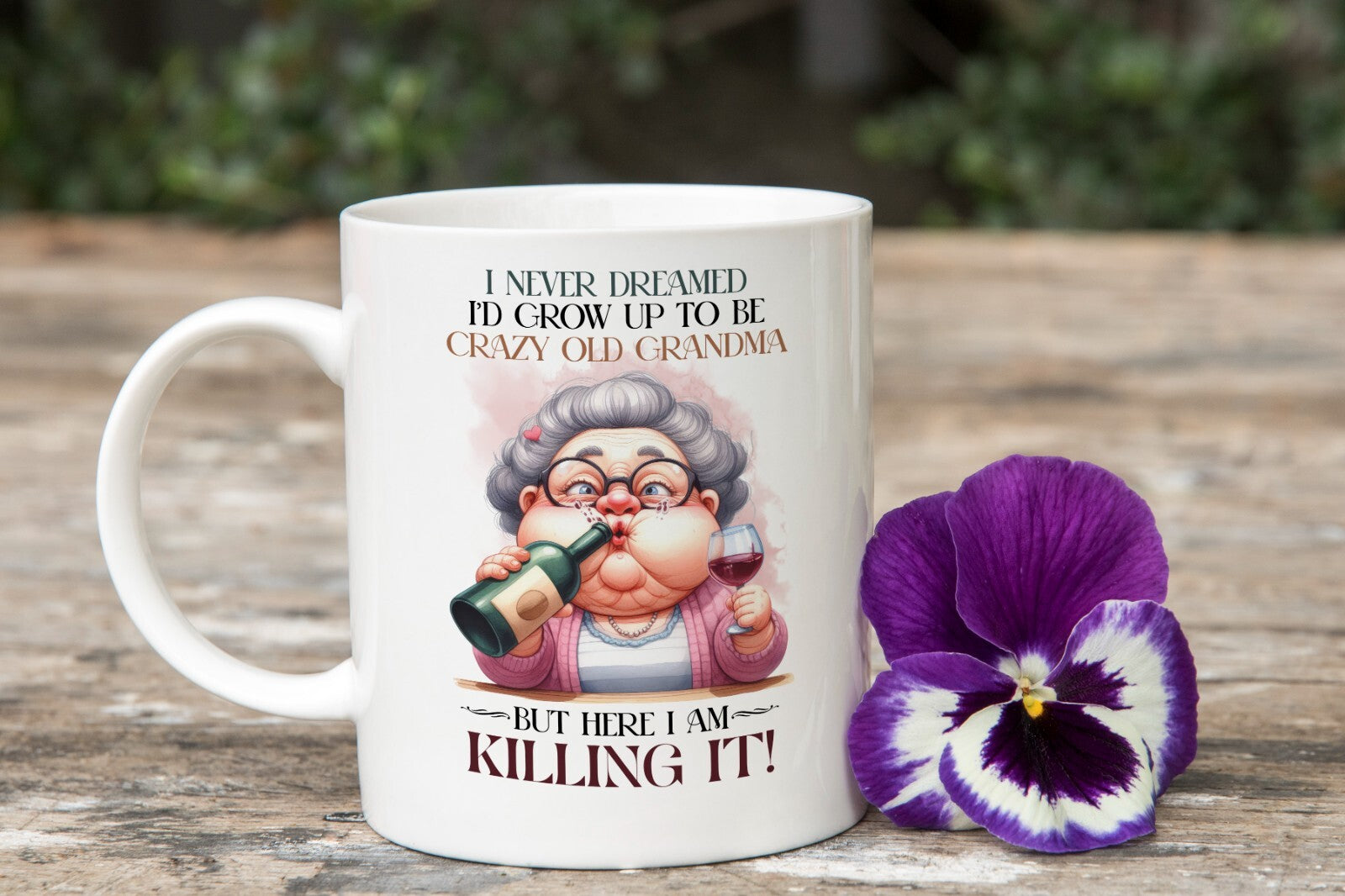 Crazy Grandma Gift Granny Novelty Mug Gift Coffee Cup