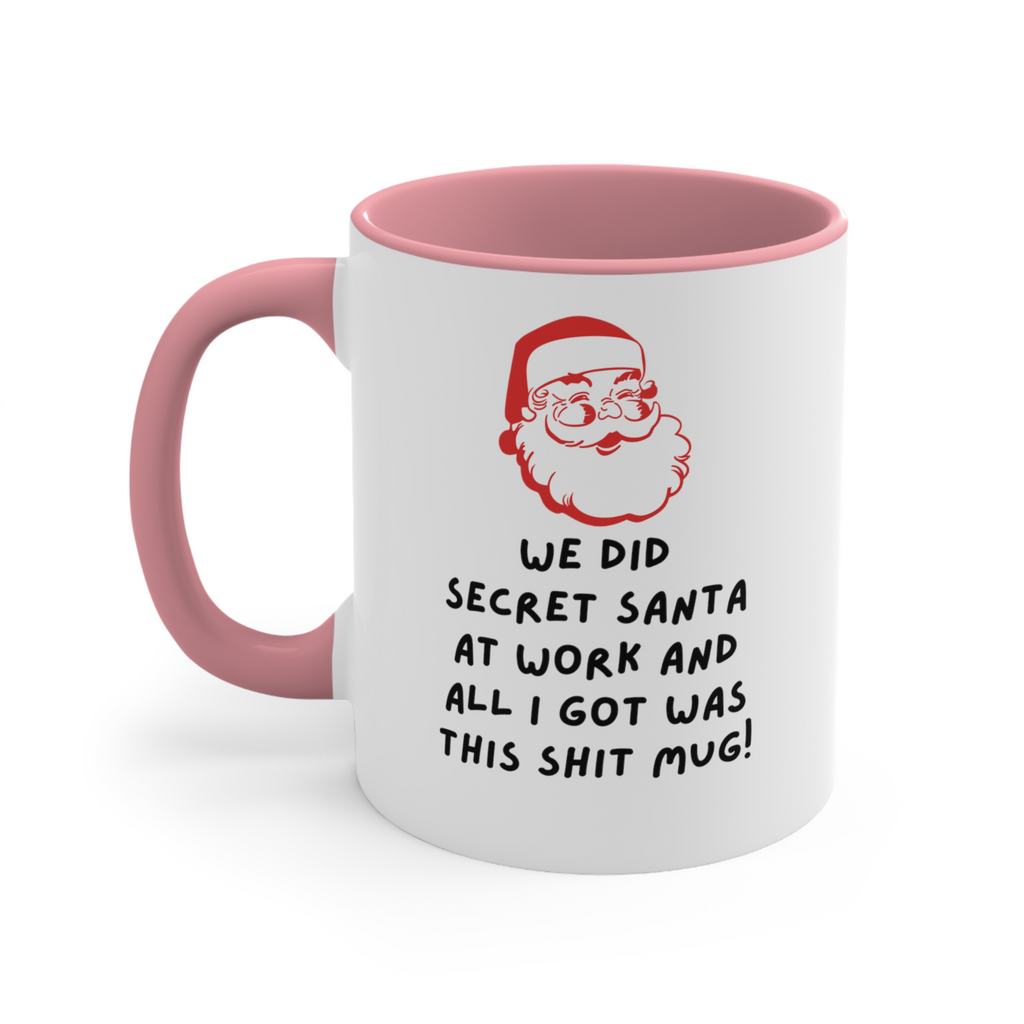 Secret santa shit mug novelty Xmas Christmas Gift Office gag gift