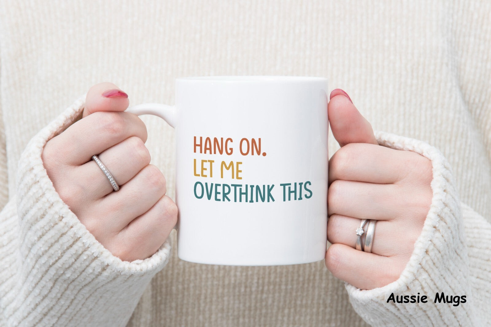 Hang On Let Me Overthink This Novelty mug gift coffee cup