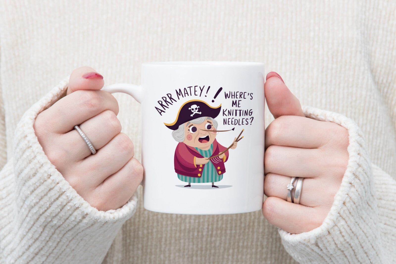 Grandma Knitter Gift Granny Novelty Mug Gift Coffee Cup