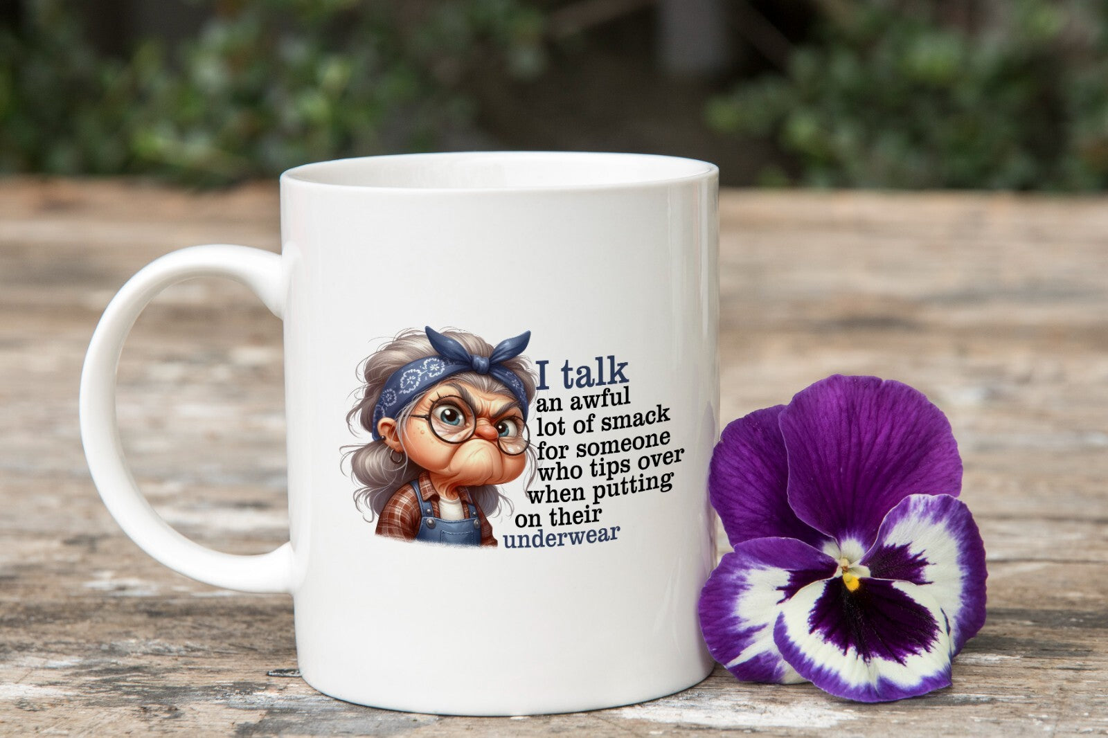 Gift Granny Cuss Fall over Novelty Mug Gift Coffee Cup