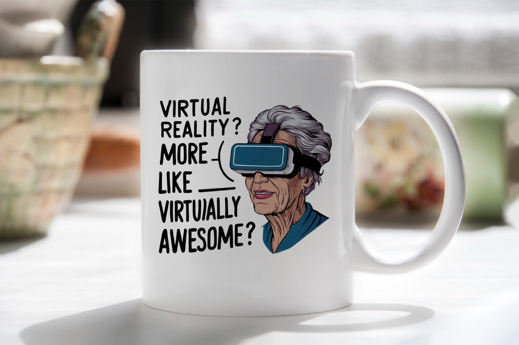 VR Grandma Gift Granny Novelty Mug Gift Coffee Cup