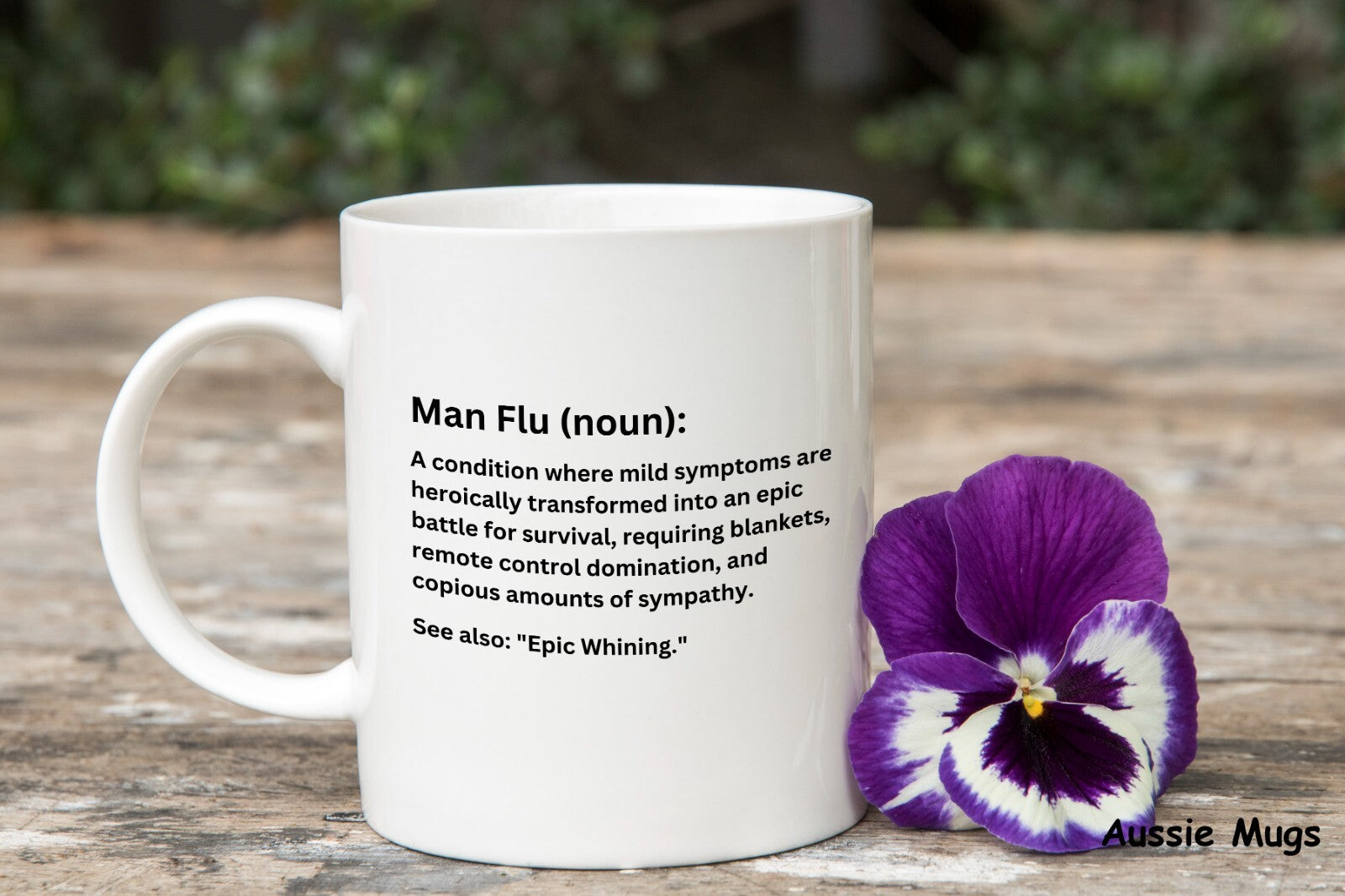Man Flu Definition Funny Novelty mug gift coffee cup